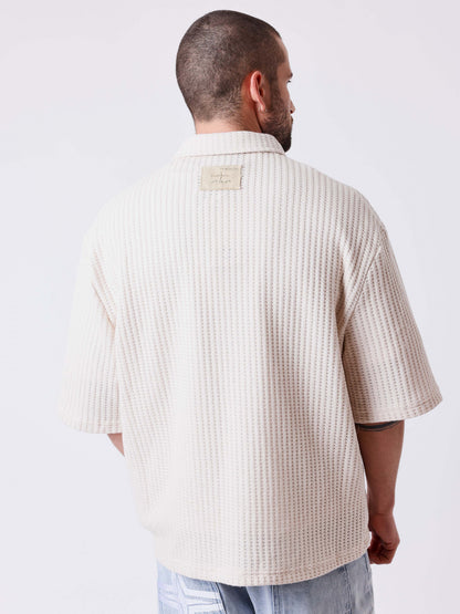CAMISA DE MANGA CORTA TEXTURADA - CRUDO - PROJECT X PARIS | PXP 2610303