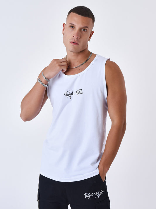 CAMISETA DE TIRANTES ESSENTIALS - BLANCO - PROJECT X PARIS | 2310046_W