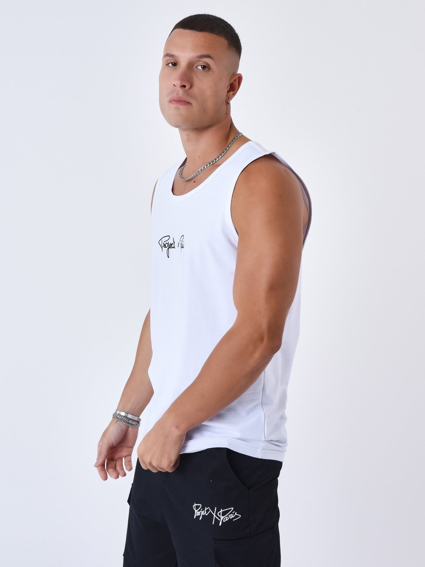 CAMISETA DE TIRANTES ESSENTIALS - BLANCO - PROJECT X PARIS | 2310046_W