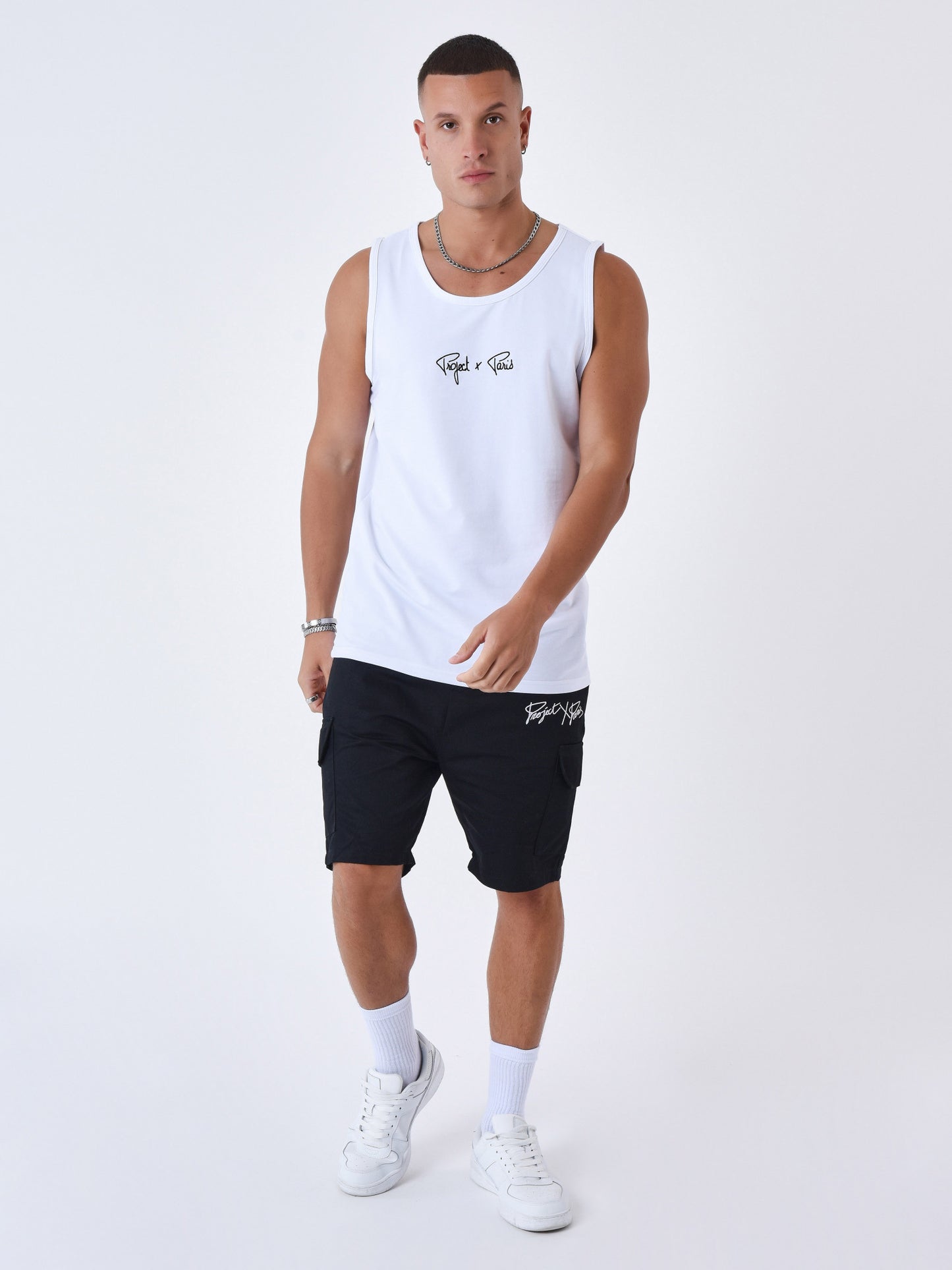 CAMISETA DE TIRANTES ESSENTIALS - BLANCO - PROJECT X PARIS | 2310046_W