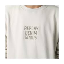 SUDADERA BORDADO PECHO - BEIGE - REPLAY | M3179.000.21842
