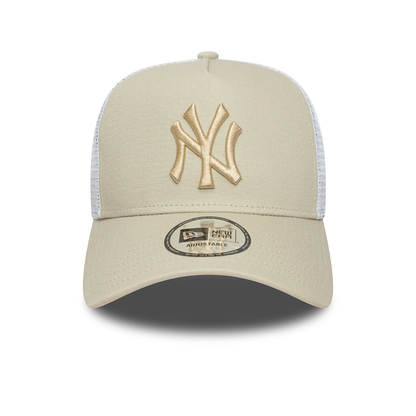 GORRA "NEW YORK YANKEES" A-FRAME TRUCKER - BEIGE/WHITE - NEW ERA | 60675518