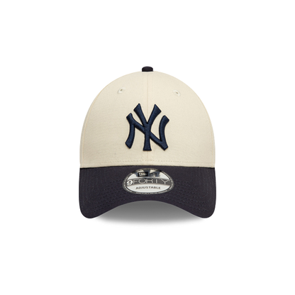 GORRA "COLOUR BLOCK NEW YORK YANKEES" 9FORTY - BEIGE/AZUL MARINO - NEW ERA | 60595215
