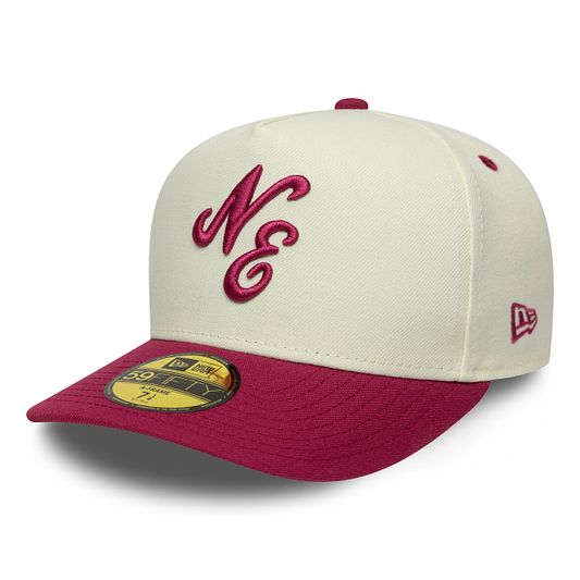 GORRA 59FIFTY "NE SCRIPT" PC NEWERA - BEIGE/ROJO - NEW ERA | 60667618