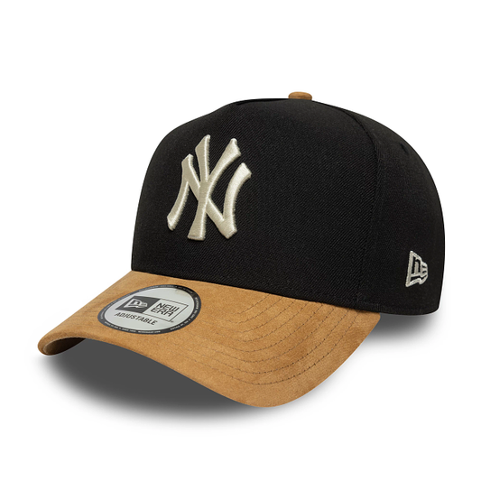 GORRA "NEW YORK" SUEDE - NEGRO/MARRON - NEW ERA | 60759008