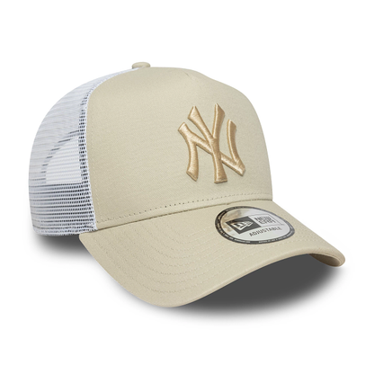 GORRA "NEW YORK YANKEES" A-FRAME TRUCKER - BEIGE/WHITE - NEW ERA | 60675518
