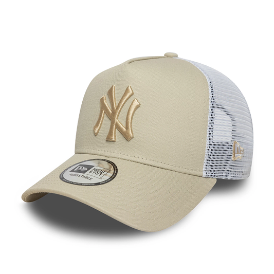 GORRA "NEW YORK YANKEES" A-FRAME TRUCKER - BEIGE/WHITE - NEW ERA | 60675518