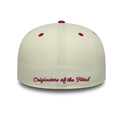 GORRA 59FIFTY "NE SCRIPT" PC NEWERA - BEIGE/ROJO - NEW ERA | 60667618