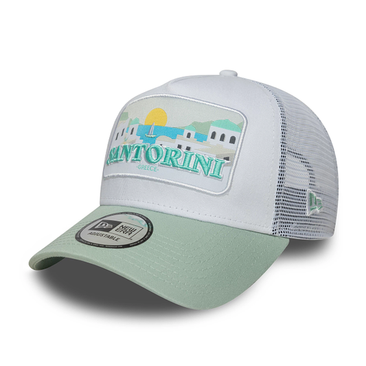 GORRA "SUMMER SANTORINI" TRUCKER - TURQUESA/BLANCO - NEW ERA | 60667456
