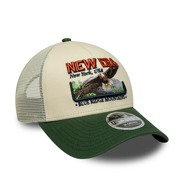 GORRA "GRAPHIC 9FORTY" M-CROWN TRUCKER - VERDE/BEIGE - NEW ERA | 60915801
