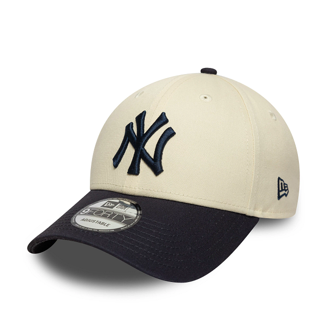 GORRA "COLOUR BLOCK NEW YORK YANKEES" 9FORTY - BEIGE/AZUL MARINO - NEW ERA | 60595215