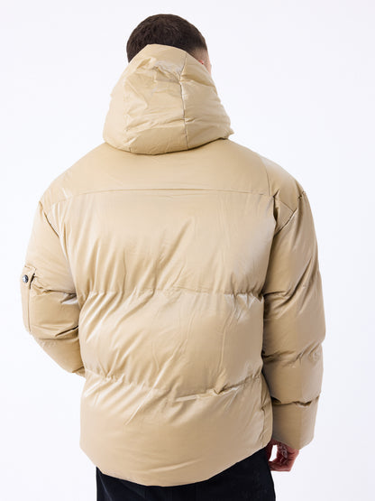 CHAQUETA ACOLCHADA "BRILLO" - BEIGE - PROJECT X PARIS | 2451010_BG