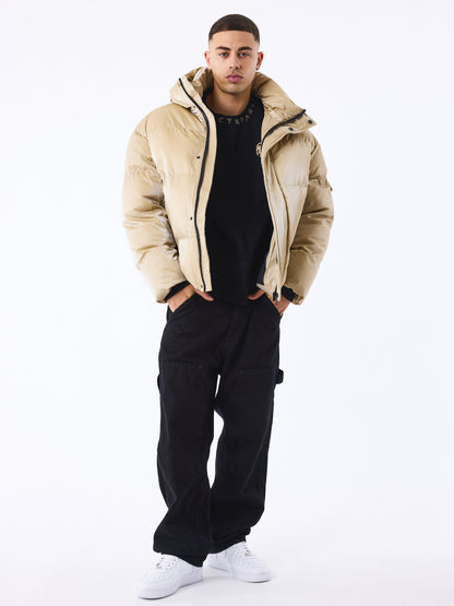 CHAQUETA ACOLCHADA "BRILLO" - BEIGE - PROJECT X PARIS | 2451010_BG