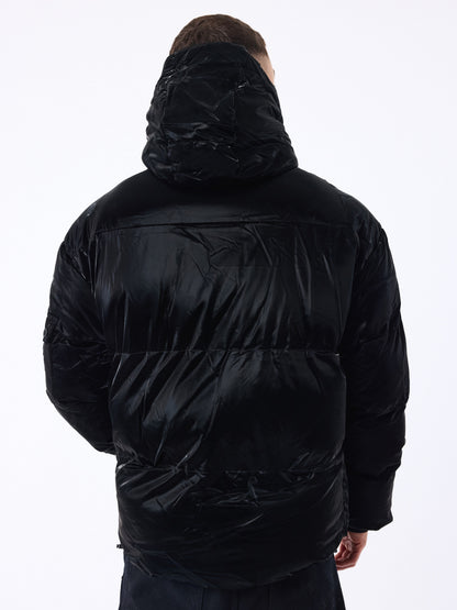 CHAQUETA ACOLCHADA "BRILLO" - NEGRO - PROJECT X PARIS | 2451010_BK