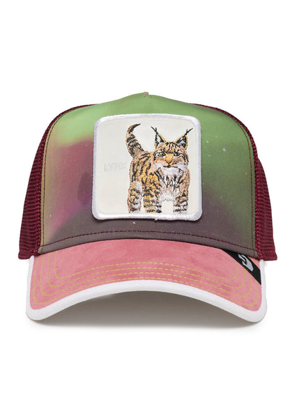 GORRA TRUCKER LINCE "LYNX" - VERDE - GOORIN BROS PREMIUM THE FARM ANIMALS | 101-1696