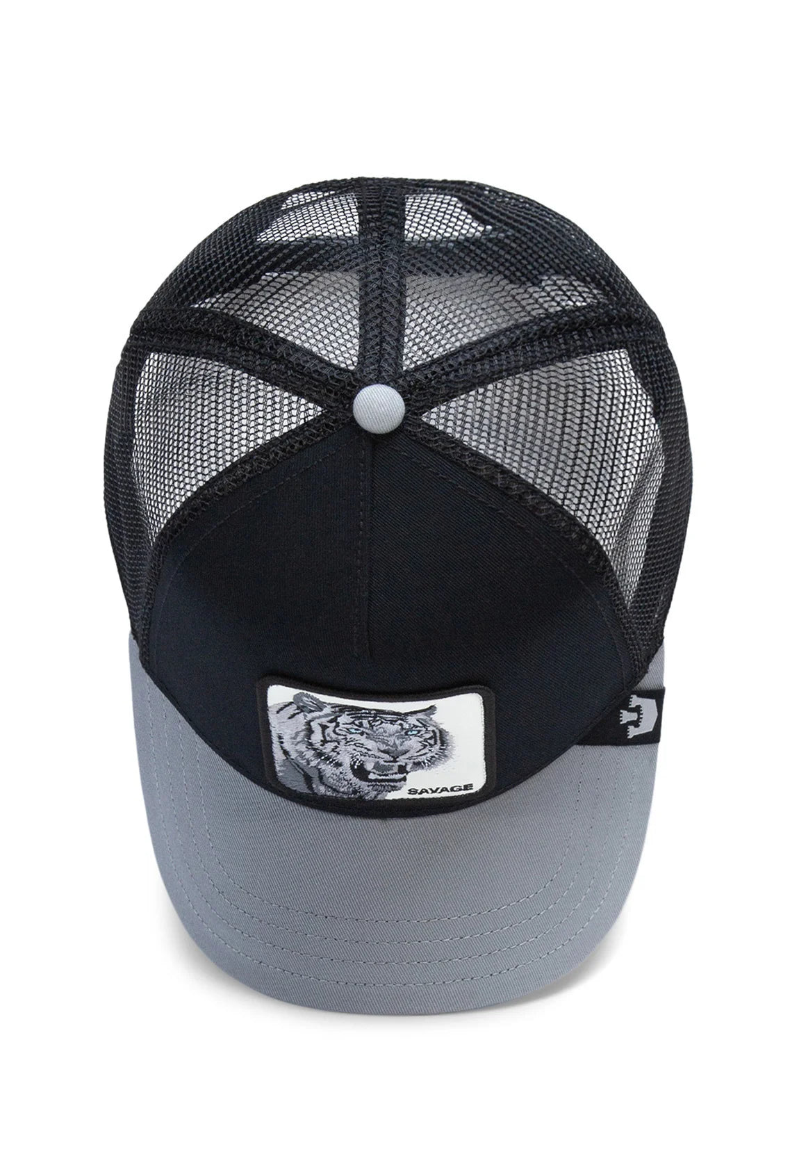 GORRA TRUCKER TIGRE "THE SAVAGE TIGER" - NEGRO - GOORIN BROS THE FARM ANIMALS | 101-1778