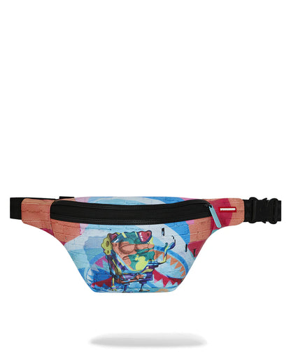 RIÑONERA PAINTED SPONGEBOB SAVVY CROSSBODY - AZUL - SPRAYGROUND | 910B8195NSZ