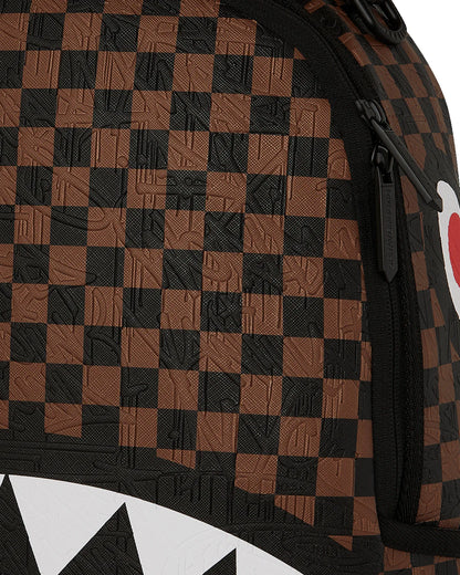 MOCHILA CHECK 2 EMBOSS - MARRON - SPRAYGROUND | 910B8232NSZ