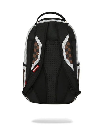 MOCHILA CREAM AND BROWN TEAR CHECK - MARRON - SPRAYGROUND | 910B8290NSZ
