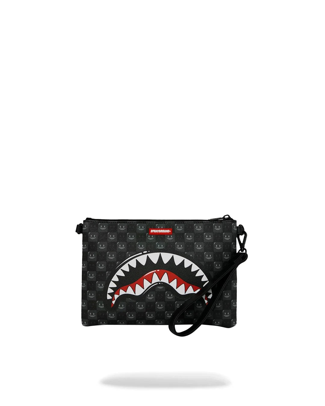 BOLSO POCHETTE CONVERTIBLE BANDOLERA SHARKS IN PARIS WTF BUBBLY BLACK CHECKCROSSOVER CLUTCH - NEGRO - SPRAYGROUND | 910B9318NSZ