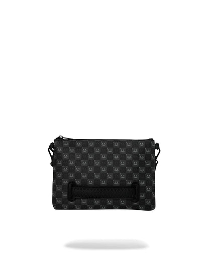 BOLSO POCHETTE CONVERTIBLE BANDOLERA SHARKS IN PARIS WTF BUBBLY BLACK CHECKCROSSOVER CLUTCH - NEGRO - SPRAYGROUND | 910B9318NSZ