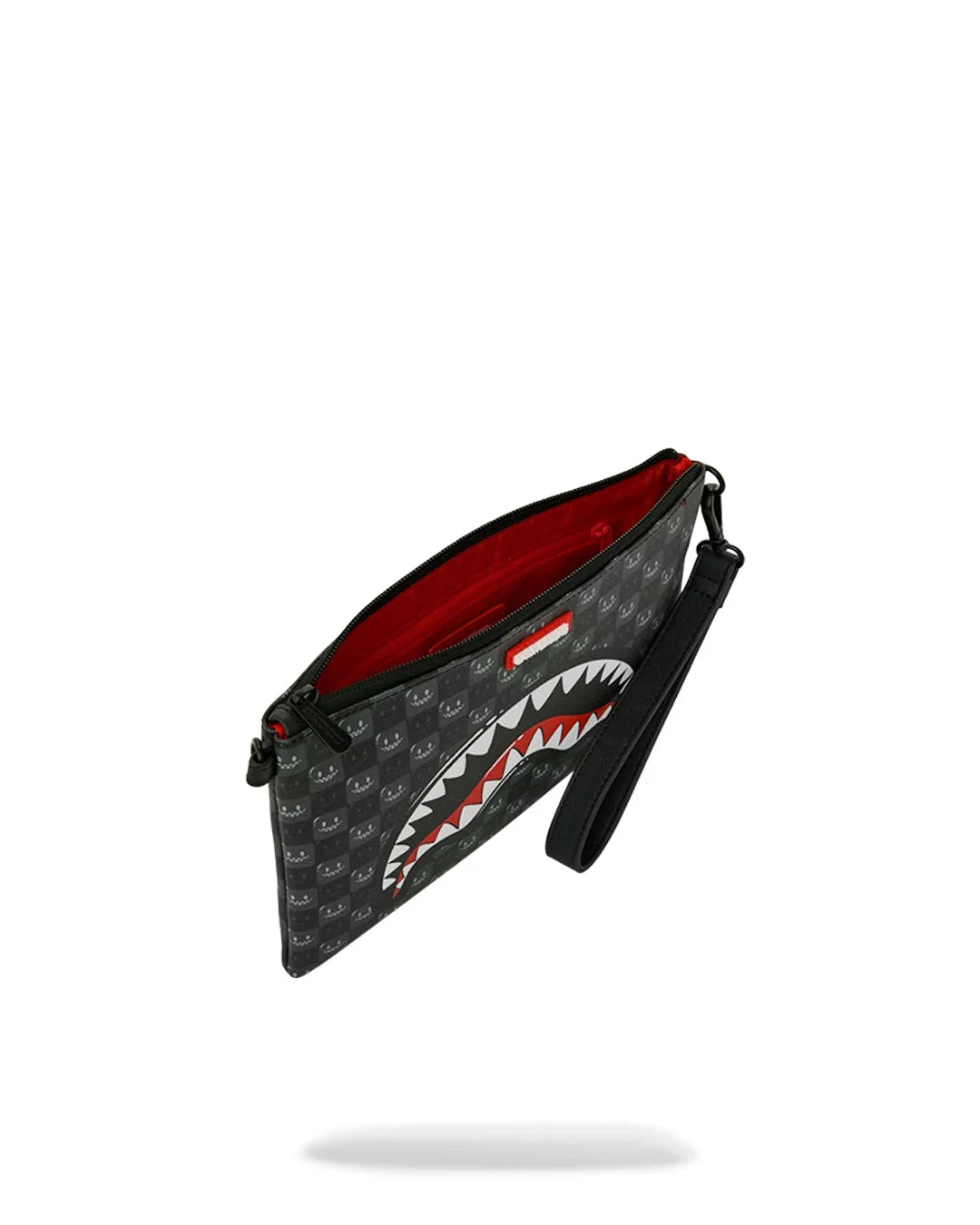 BOLSO POCHETTE CONVERTIBLE BANDOLERA SHARKS IN PARIS WTF BUBBLY BLACK CHECKCROSSOVER CLUTCH - NEGRO - SPRAYGROUND | 910B9318NSZ