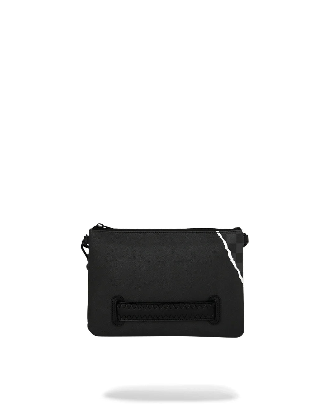 BOLSO POCHETTE CONVERTIBLE BANDOLERA CENTER RIP REVEALING GRAY CHECK CROSSOVER CLUTCH - NEGRO - SPRAYGROUND | 910B9350NSZ