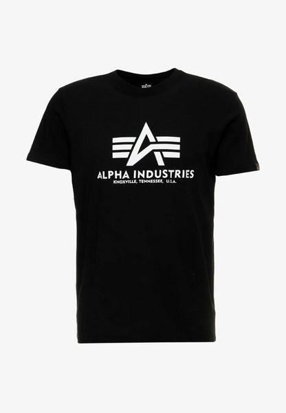 CAMISETA BÁSICA - NEGRO - ALPHA INDUSTRIES | 100501