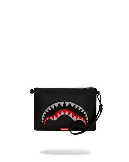 BOLSO POCHETTE CONVERTIBLE BANDOLERA FLY KNIT MOUTH CROSSOVER CROSSOVER CLUTCH - NEGRO - SPRAYGROUND | 910B8028NSZ