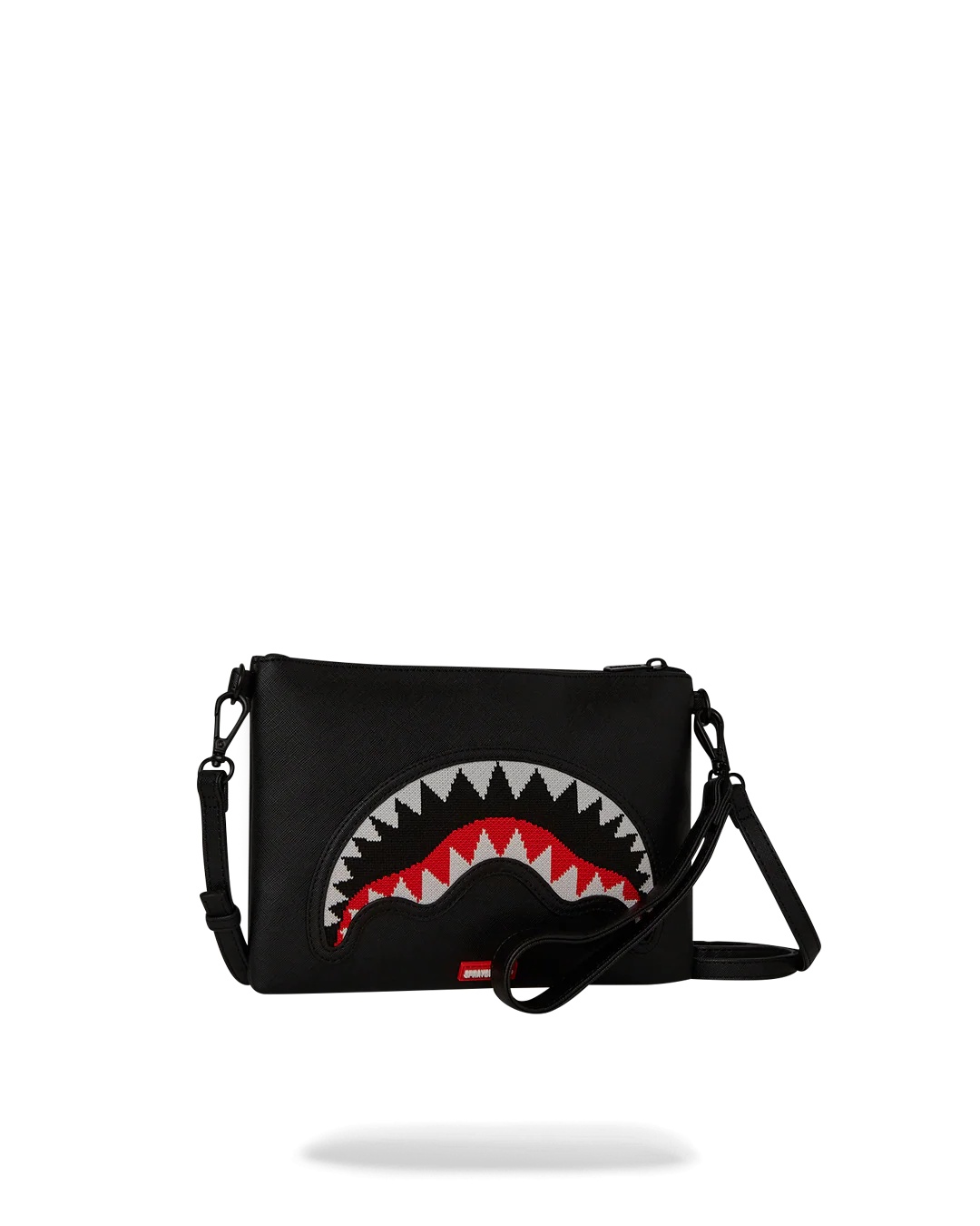BOLSO POCHETTE CONVERTIBLE BANDOLERA FLY KNIT MOUTH CROSSOVER CROSSOVER CLUTCH - NEGRO - SPRAYGROUND | 910B8028NSZ