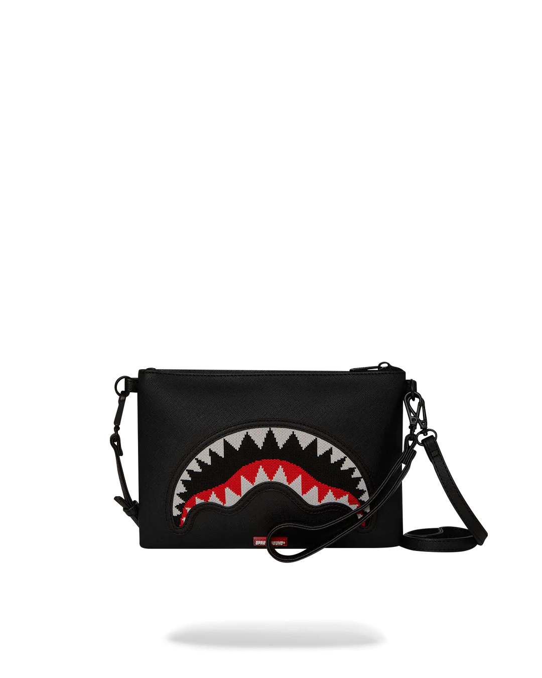 BOLSO POCHETTE CONVERTIBLE BANDOLERA FLY KNIT MOUTH CROSSOVER CROSSOVER CLUTCH - NEGRO - SPRAYGROUND | 910B8028NSZ