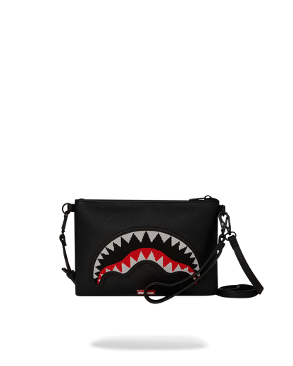 BOLSO POCHETTE CONVERTIBLE BANDOLERA FLY KNIT MOUTH CROSSOVER CROSSOVER CLUTCH - NEGRO - SPRAYGROUND | 910B8028NSZ