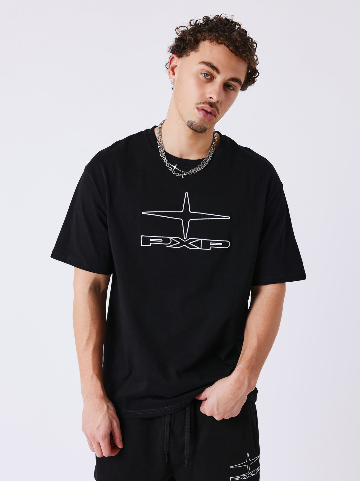 CAMISETA LOGO PxP - NEGRO - PROJECT X PARIS | FL25101-BK