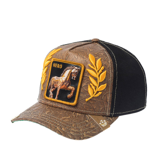 GORRA TRUCKER CABALLO "HERO" - MARRON - GOORIN BROS PREMIUM THE FARM ANIMALS | 101-1838