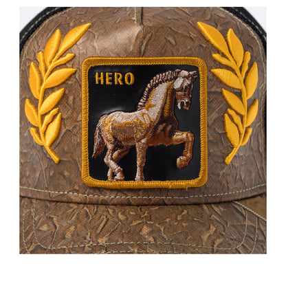 GORRA TRUCKER CABALLO "HERO" - MARRON - GOORIN BROS PREMIUM THE FARM ANIMALS | 101-1838