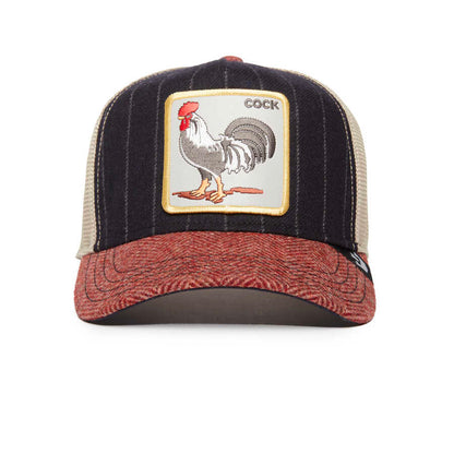 GORRA TRUCKER GALLO "MOON ROOSTER" - AZUL MARINO - GOORIN BROS THE FARM ANIMALS | 101-1486