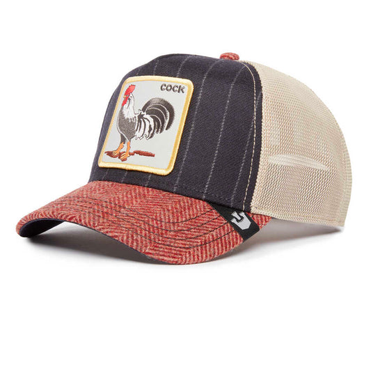 GORRA TRUCKER GALLO "MOON ROOSTER" - AZUL MARINO - GOORIN BROS THE FARM ANIMALS | 101-1486