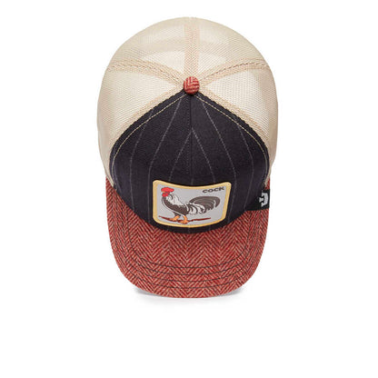 GORRA TRUCKER GALLO "MOON ROOSTER" - AZUL MARINO - GOORIN BROS THE FARM ANIMALS | 101-1486