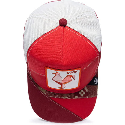 GORRA TRUCKER GALLO "COCK 3D" - ROJO- GOORIN BROS PREMIUM THE FARM ANIMALS | 101-1402