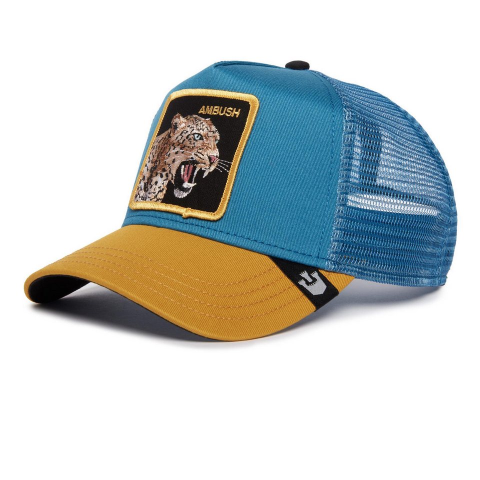 GORRA TRUCKER LEOPARDO "AMBUSH" - AZUL/AMARILLO - GOORIN BROS 101-1998