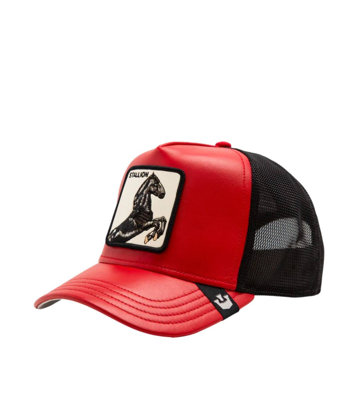 GORRA TRUCKER CABALLO "SHLEATHER STALLION" - ROJO - GOORIN BROS THE FARM ANIMALS | 101-1830