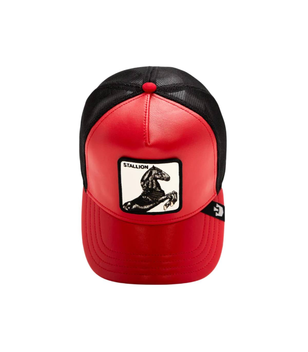 GORRA TRUCKER CABALLO "SHLEATHER STALLION" - ROJO - GOORIN BROS THE FARM ANIMALS | 101-1830