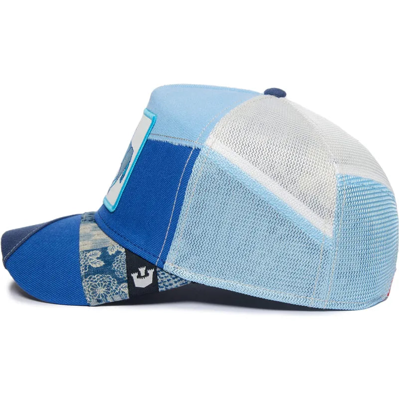 GORRA TRUCKER GALLO "CABALLO 3D" - AZUL- GOORIN BROS PREMIUM THE FARM ANIMALS | 101-1403