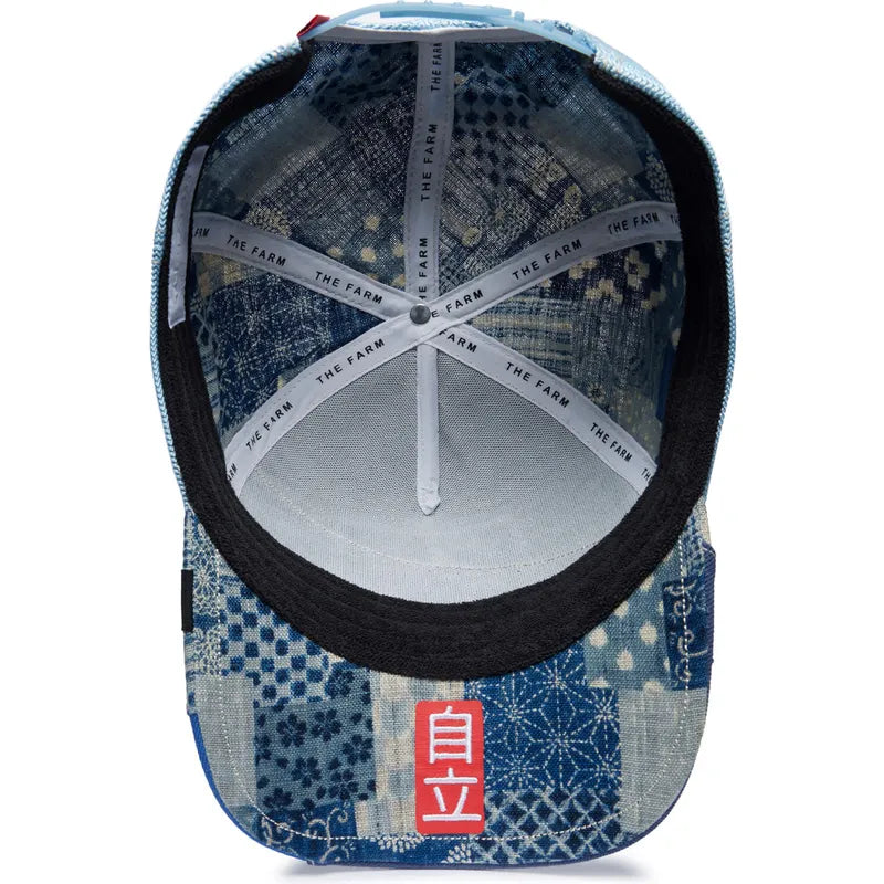 GORRA TRUCKER GALLO "CABALLO 3D" - AZUL- GOORIN BROS PREMIUM THE FARM ANIMALS | 101-1403