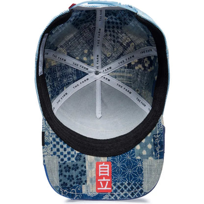 GORRA TRUCKER GALLO "CABALLO 3D" - AZUL- GOORIN BROS PREMIUM THE FARM ANIMALS | 101-1403