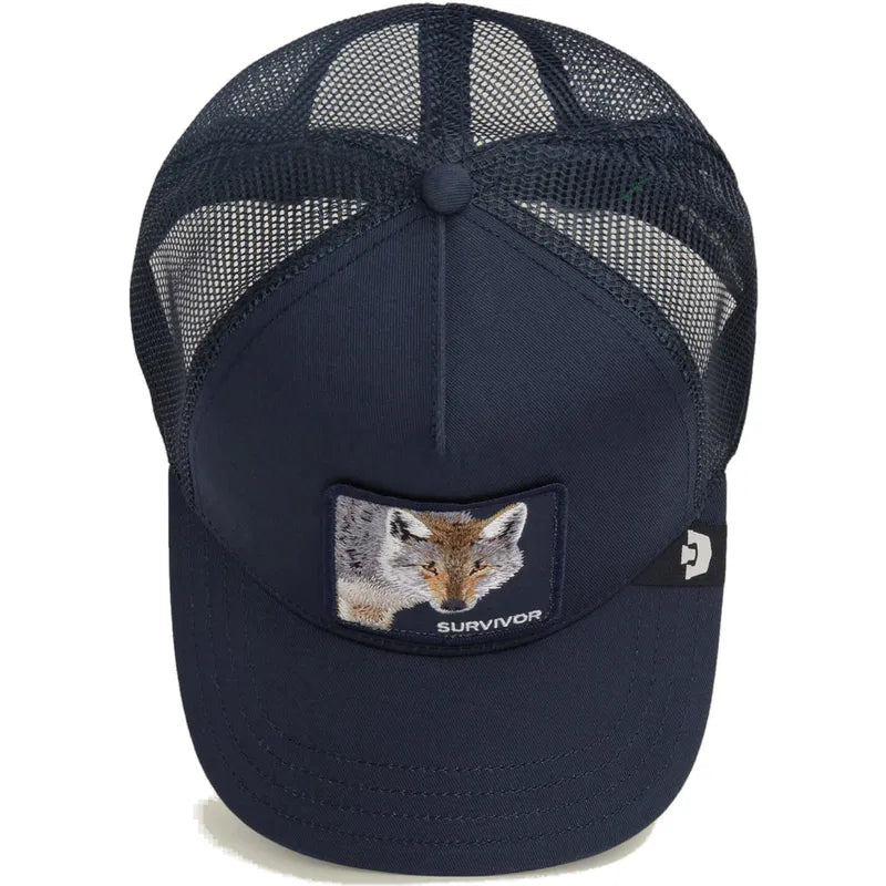 GORRA TRUCKER LOBO "SURVIVOR" - AZUL MARINO - GOORIN BROS THE FARM ANIMALS | 101-3003