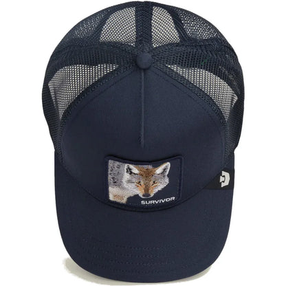 GORRA TRUCKER LOBO "SURVIVOR" - AZUL MARINO - GOORIN BROS THE FARM ANIMALS | 101-3003