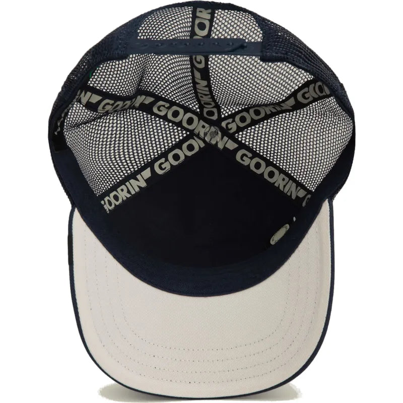 GORRA TRUCKER LOBO "SURVIVOR" - AZUL MARINO - GOORIN BROS THE FARM ANIMALS | 101-3003