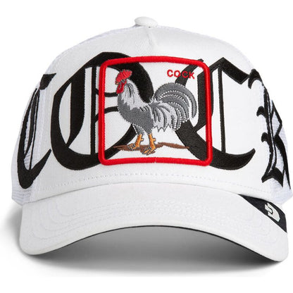 GORRA TRUCKER GALLO "OLD ENGLISH" - NEGRO/BLANCO - GOORIN BROS THE FARM ANIMALS | 101-2612