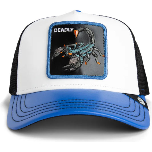 GORRA TRUCKER SCORPION "COURTSIDE DEADLY" - AZUL/BLANCO - GOORIN BROS THE FARM ANIMALS | 101-2441